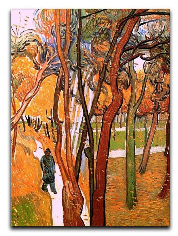 The Walk in Falling Leaves by Van Gogh Canvas Print & Poster  - Canvas Art Rocks - 1