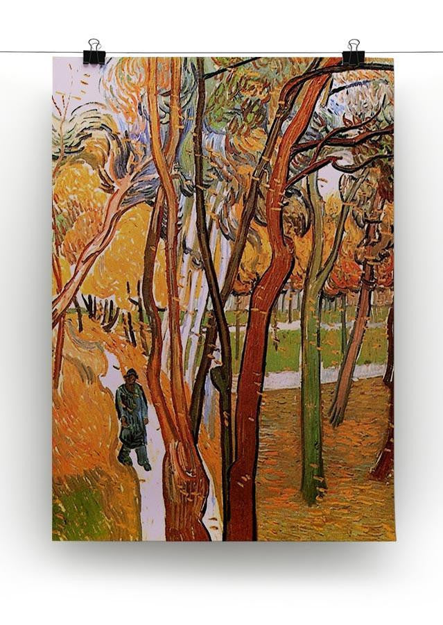 The Walk in Falling Leaves by Van Gogh Canvas Print & Poster - Canvas Art Rocks - 2