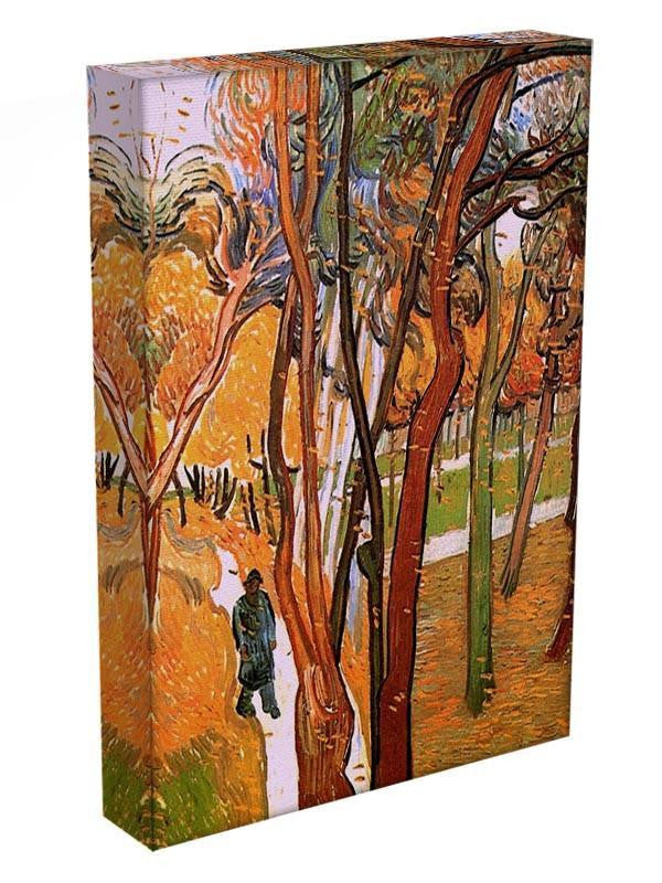 The Walk in Falling Leaves by Van Gogh Canvas Print & Poster - Canvas Art Rocks - 3