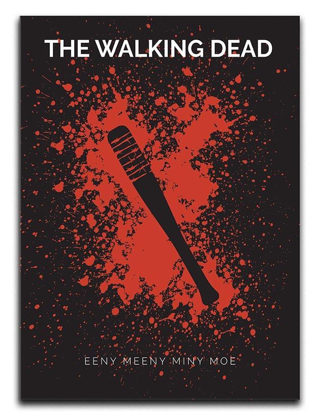 The Walking Dead Eeny Meeny Minimal Movie Canvas Print or Poster  - Canvas Art Rocks - 1