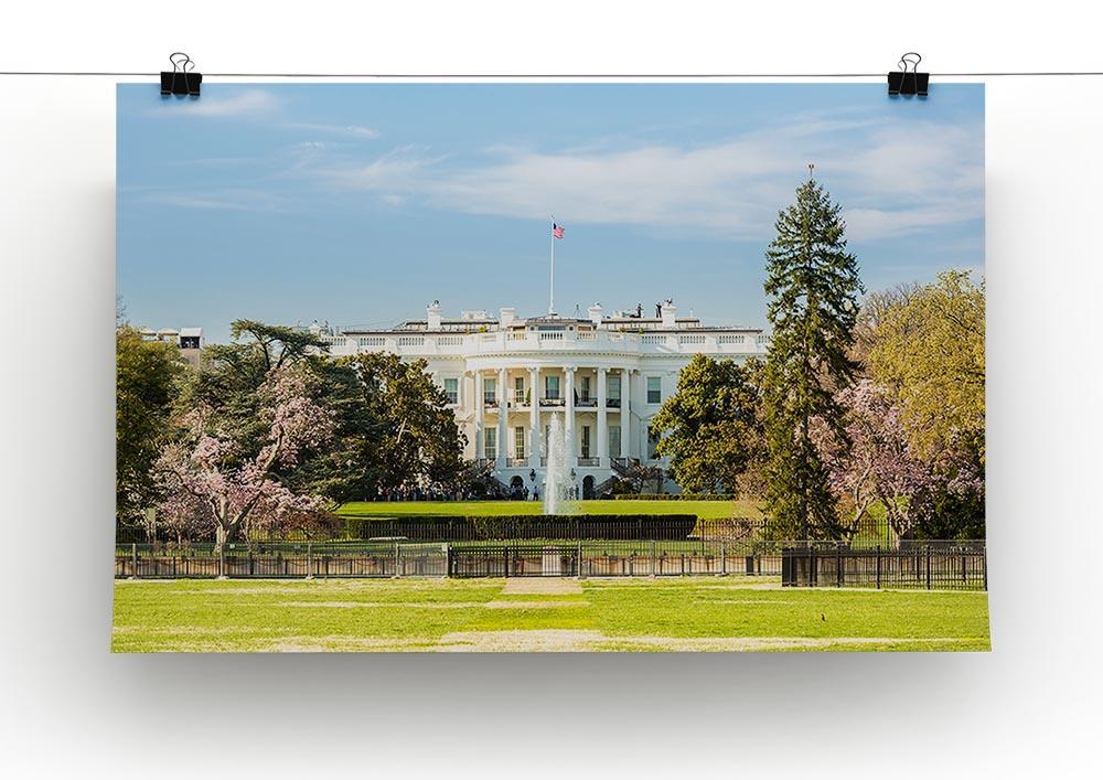 The White House Blossoms Canvas Print or Poster - Canvas Art Rocks - 2