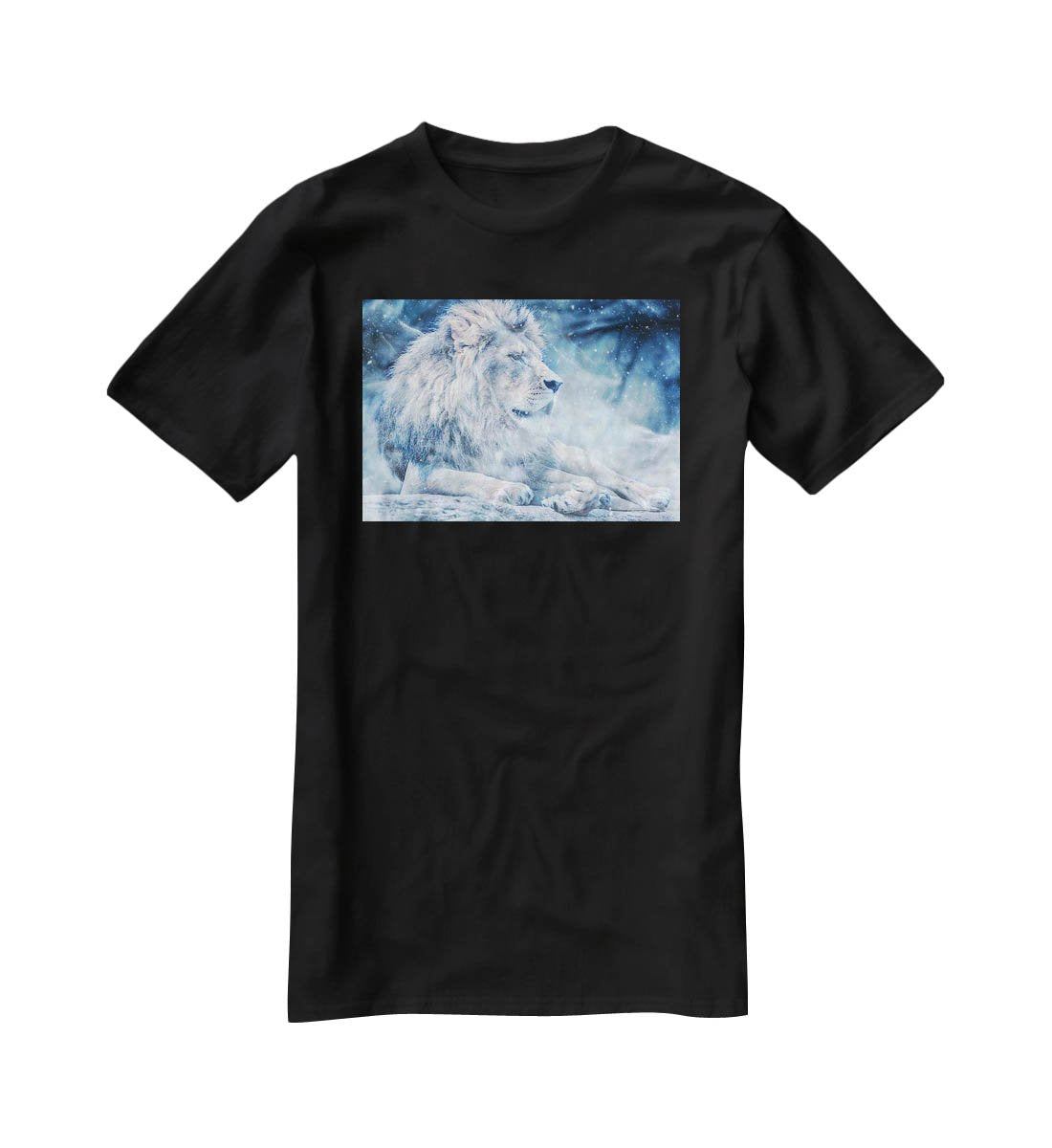 The White Lion T-Shirt - Canvas Art Rocks - 1