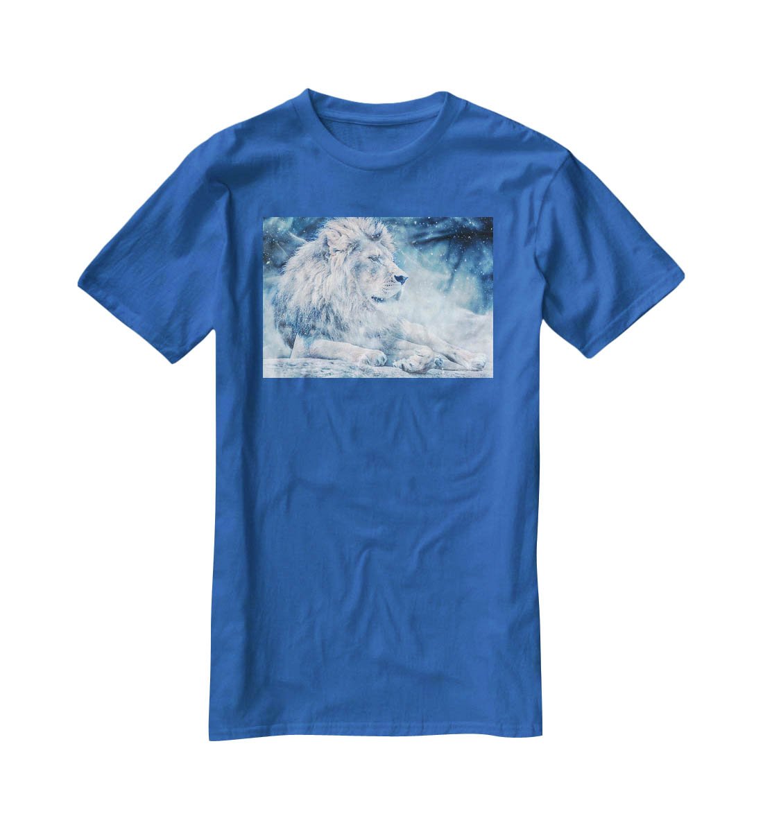 The White Lion T-Shirt - Canvas Art Rocks - 2