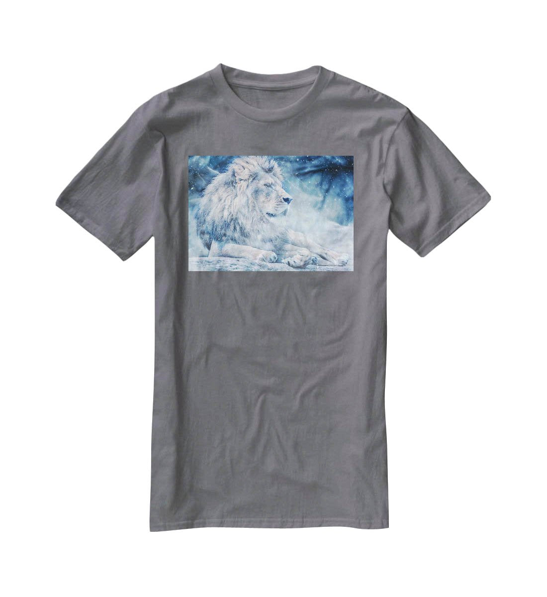 The White Lion T-Shirt - Canvas Art Rocks - 3