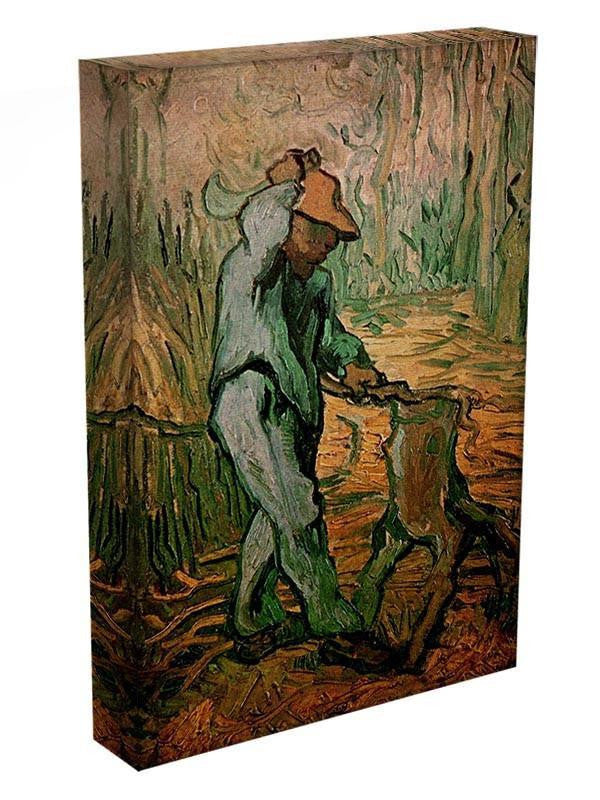 The Woodcutter after Millet by Van Gogh Canvas Print & Poster - Canvas Art Rocks - 3