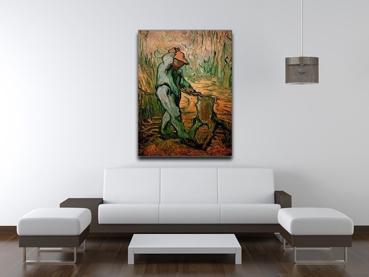 The Woodcutter after Millet by Van Gogh Canvas Print & Poster - Canvas Art Rocks - 4