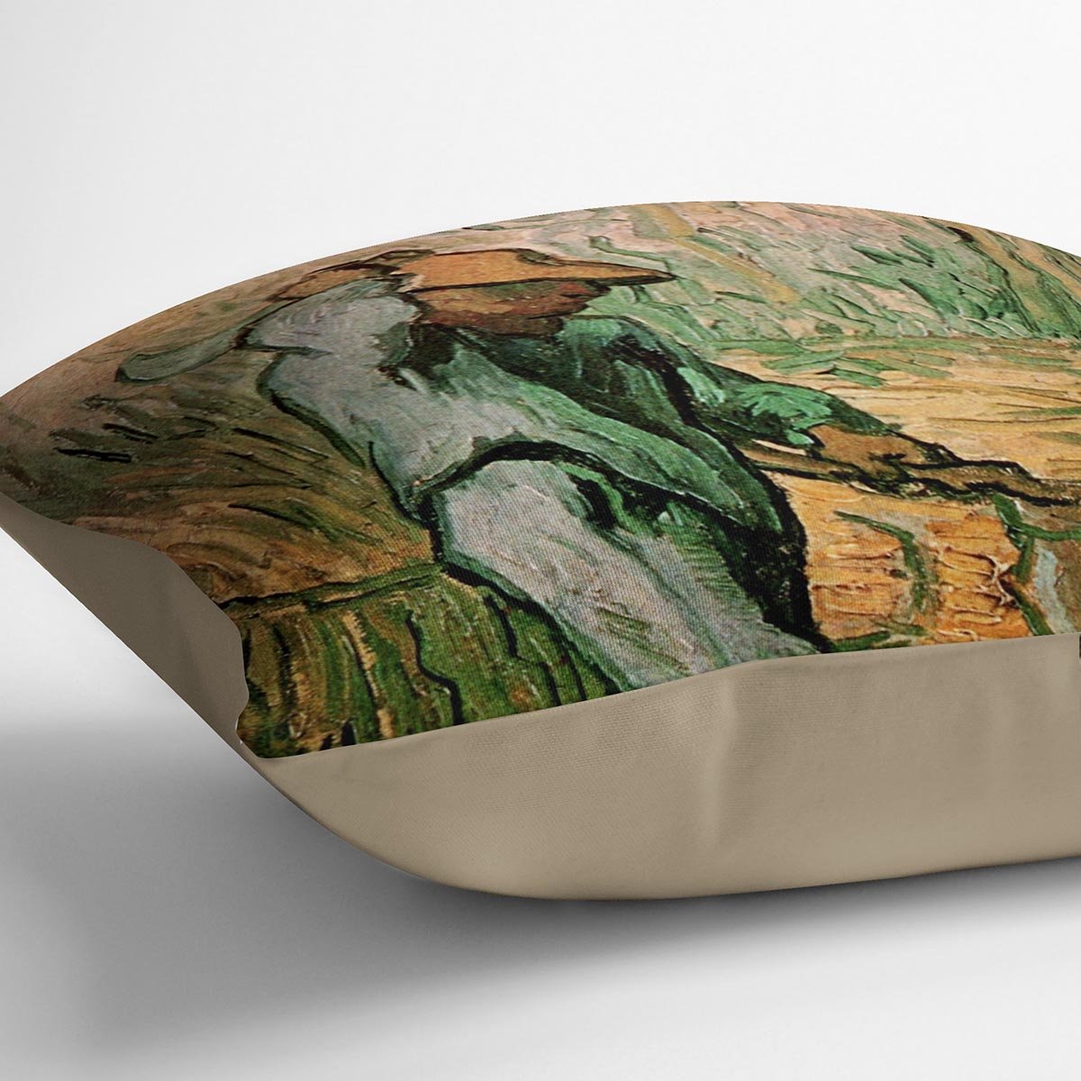 The Woodcutter after Millet by Van Gogh Throw Pillow