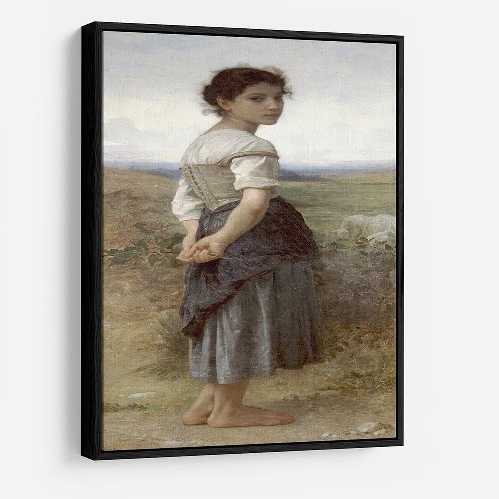 The Young Shepherdess By Bouguereau HD Metal Print