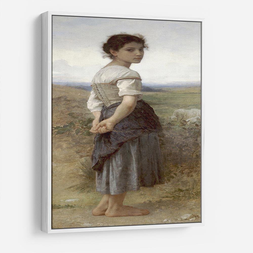 The Young Shepherdess By Bouguereau HD Metal Print