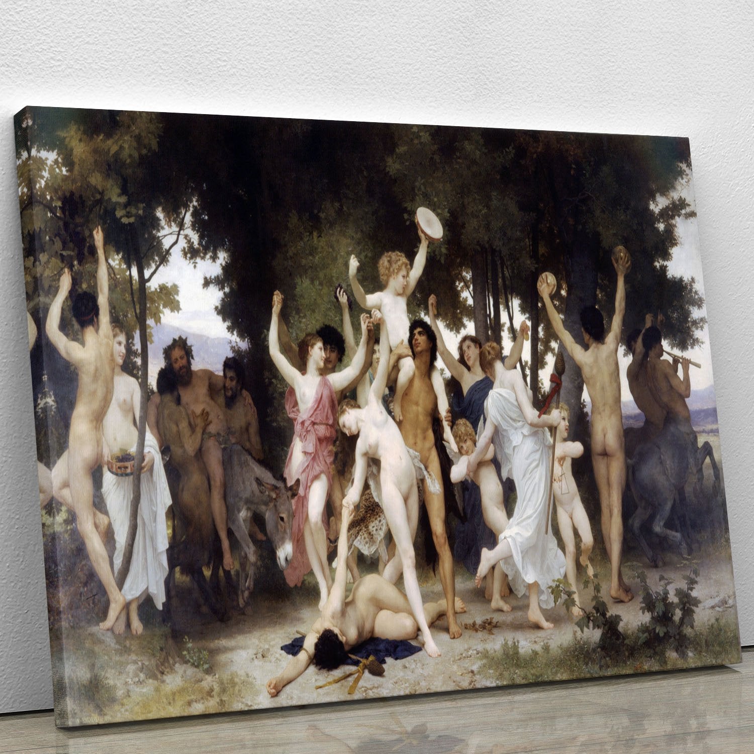 The Youth of Bacchus By Bouguereau Canvas Print or Poster