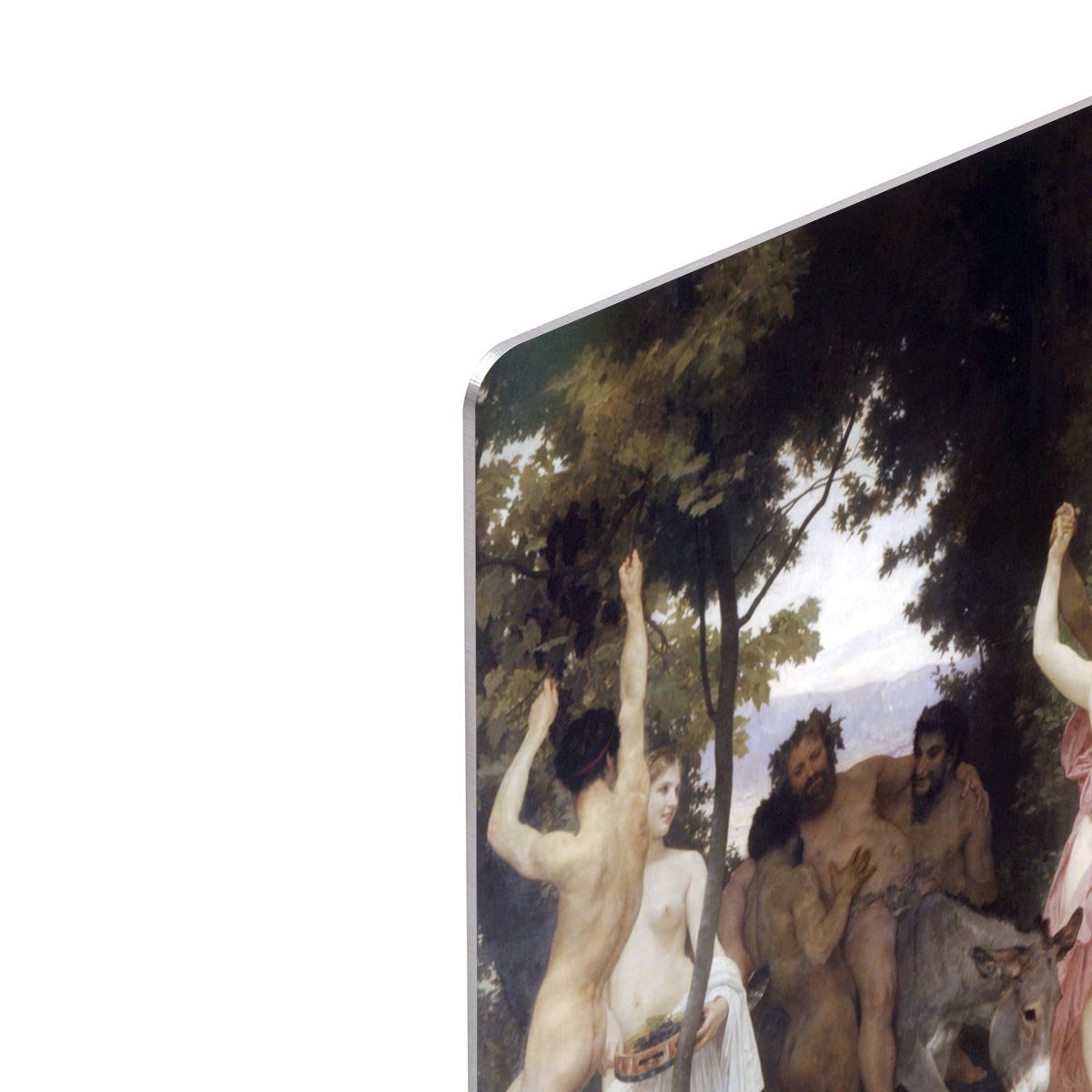 The Youth of Bacchus By Bouguereau HD Metal Print