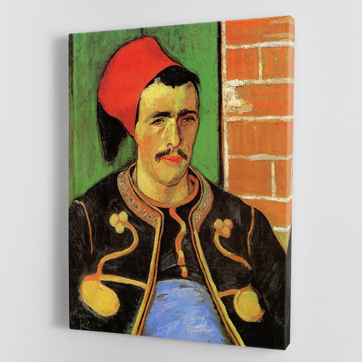 The Zouave Half Length by Van Gogh Canvas Print or Poster