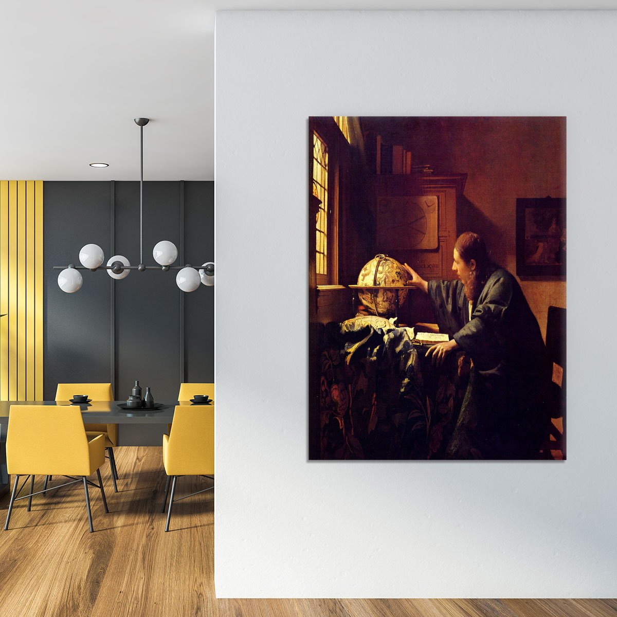The astronomer by Vermeer Canvas Print or Poster