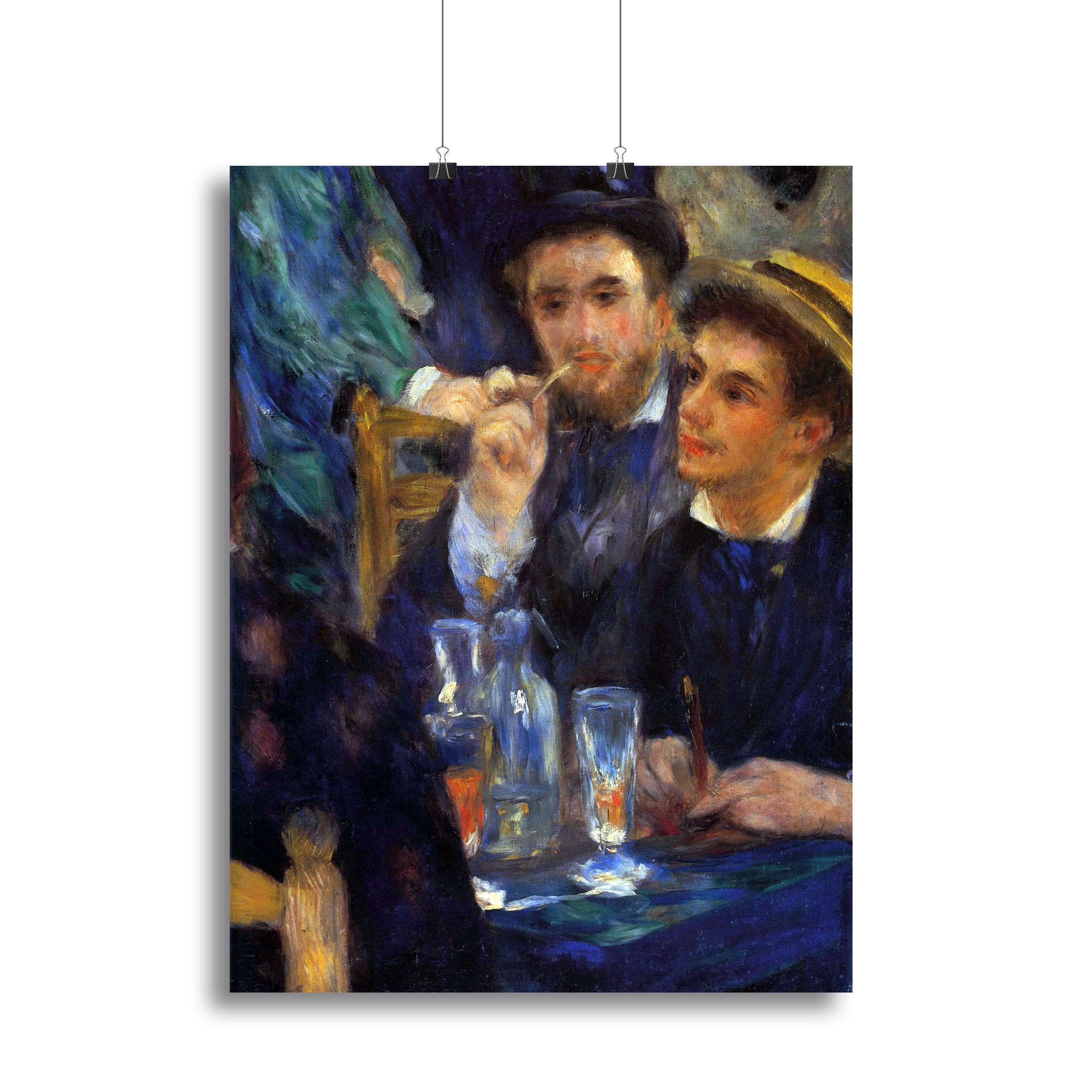 The ball in the Moulin de la Galette detail by Renoir Canvas Print or Poster