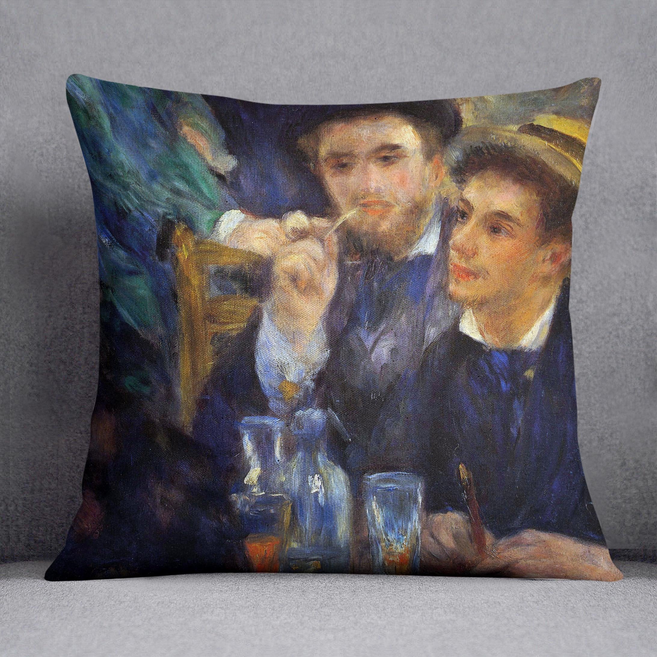 The ball in the Moulin de la Galette detail by Renoir Throw Pillow