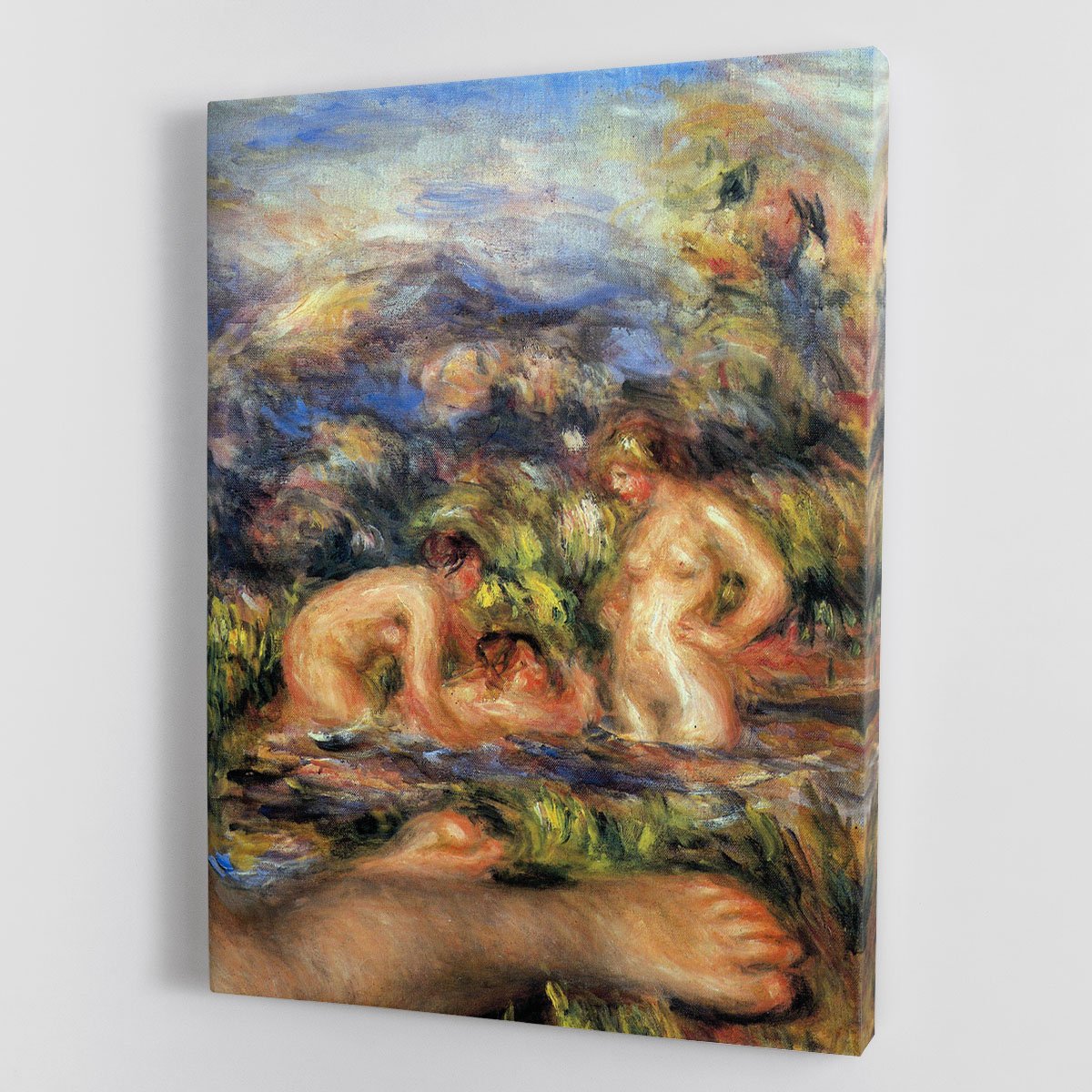 The bathers Detail by Renoir Canvas Print or Poster