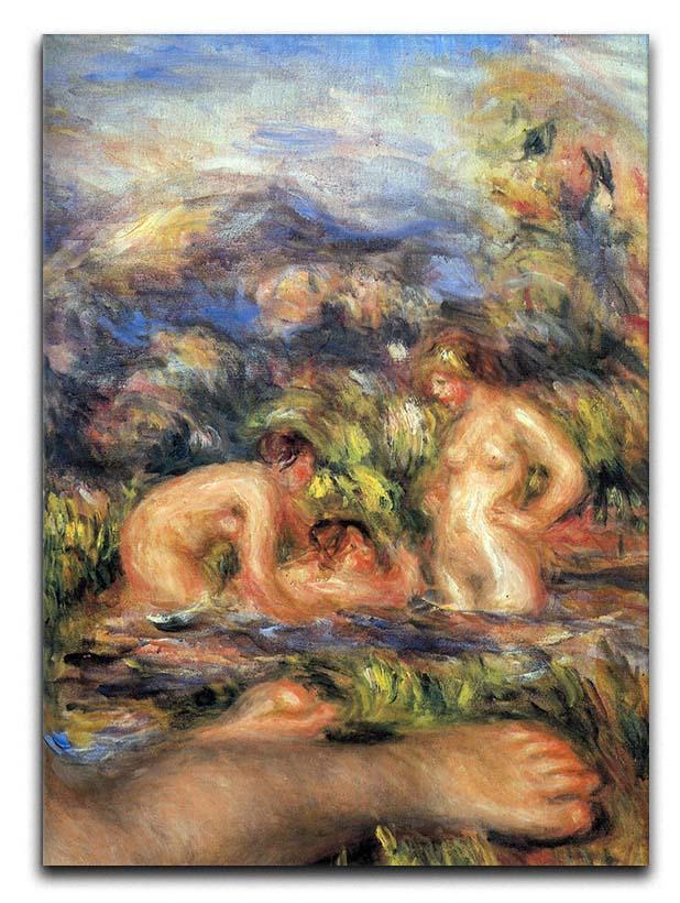 The bathers Detail by Renoir Canvas Print or Poster  - Canvas Art Rocks - 1