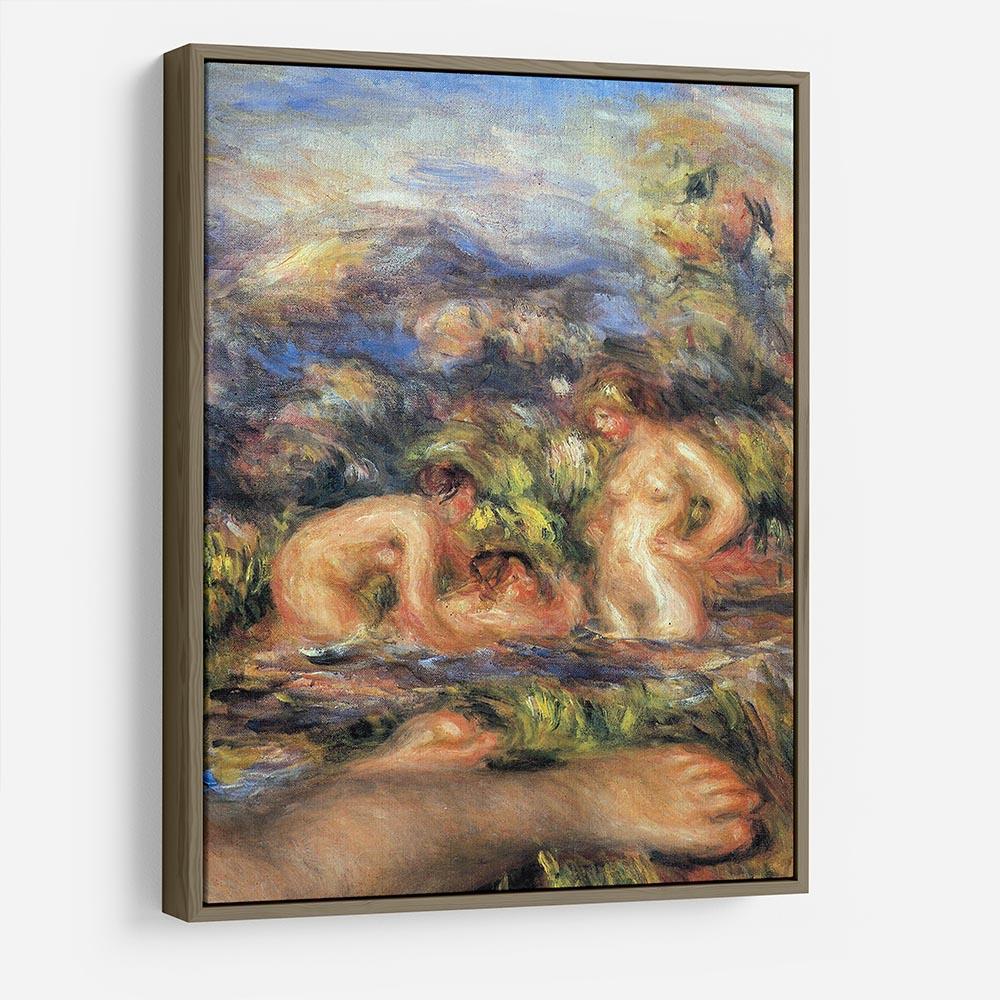 The bathers Detail by Renoir HD Metal Print