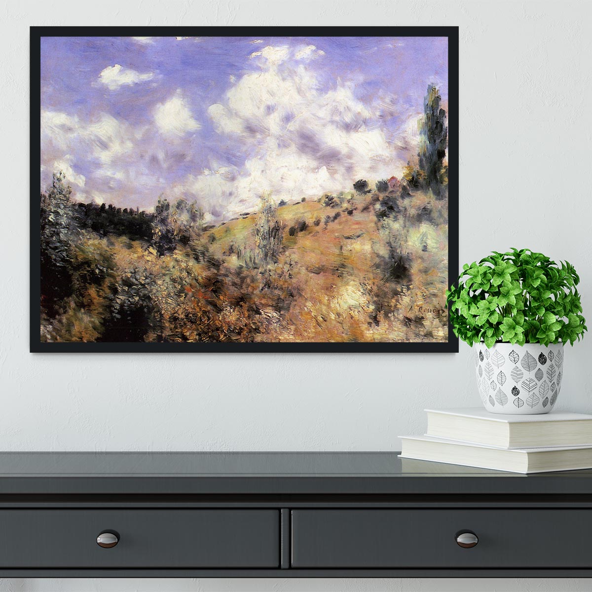 The blast by Renoir Framed Print - Canvas Art Rocks - 2