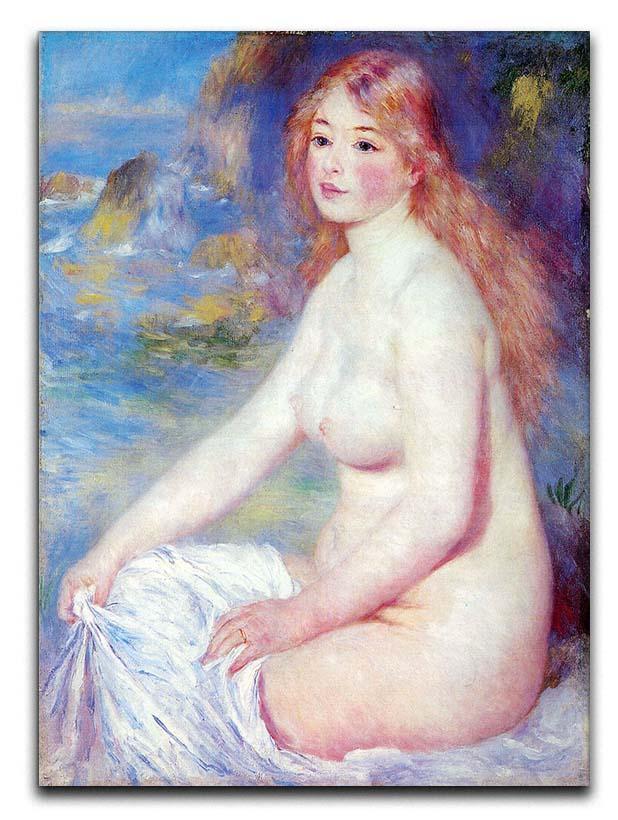 The blond bather 1 by Renoir Canvas Print or Poster  - Canvas Art Rocks - 1