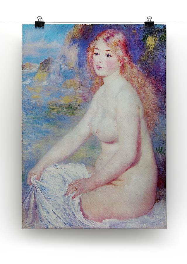The blond bather 1 by Renoir Canvas Print or Poster - Canvas Art Rocks - 2