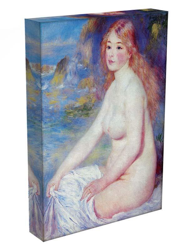 The blond bather 1 by Renoir Canvas Print or Poster - Canvas Art Rocks - 3