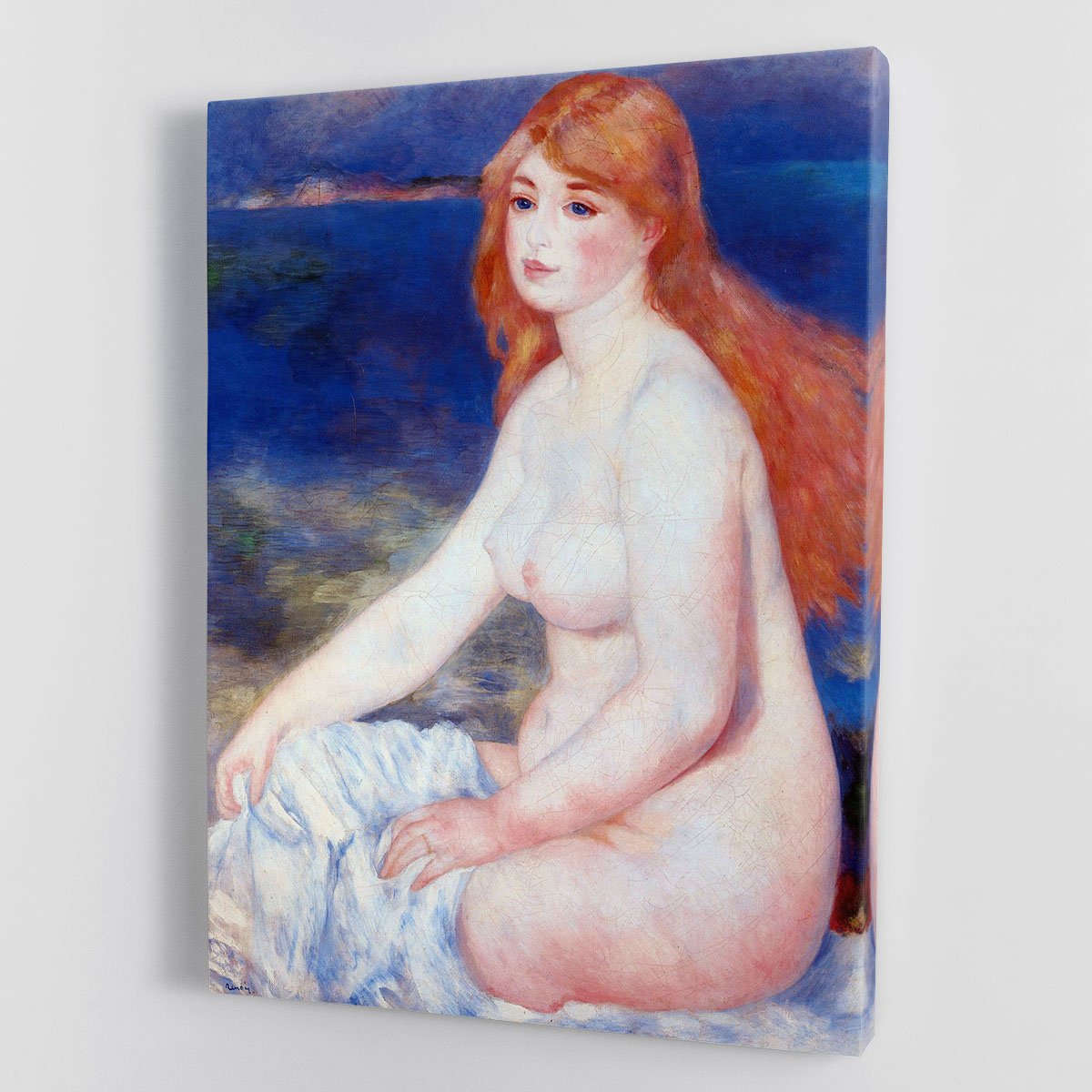 The blond bather 2 by Renoir Canvas Print or Poster