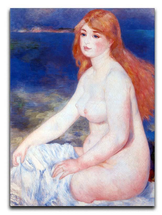The blond bather 2 by Renoir Canvas Print or Poster  - Canvas Art Rocks - 1