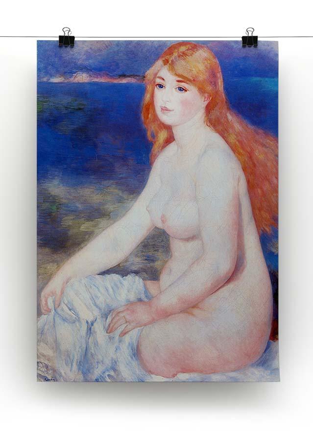 The blond bather 2 by Renoir Canvas Print or Poster - Canvas Art Rocks - 2