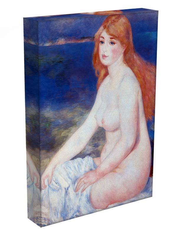 The blond bather 2 by Renoir Canvas Print or Poster - Canvas Art Rocks - 3