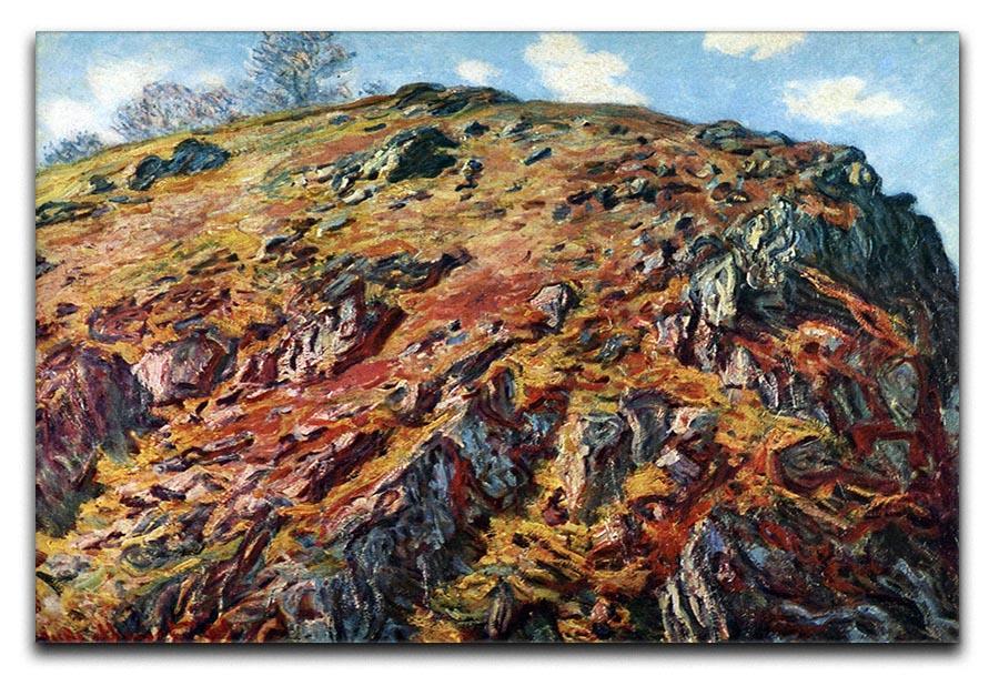 The boulder by Monet Canvas Print & Poster  - Canvas Art Rocks - 1