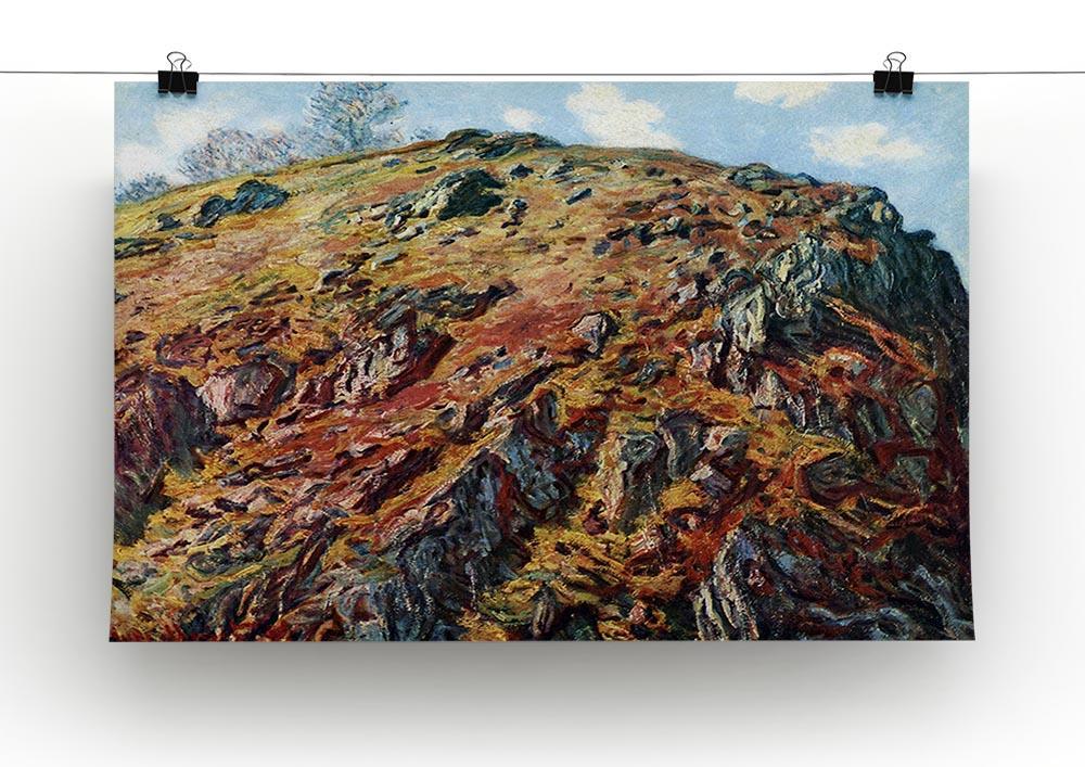 The boulder by Monet Canvas Print & Poster - Canvas Art Rocks - 2