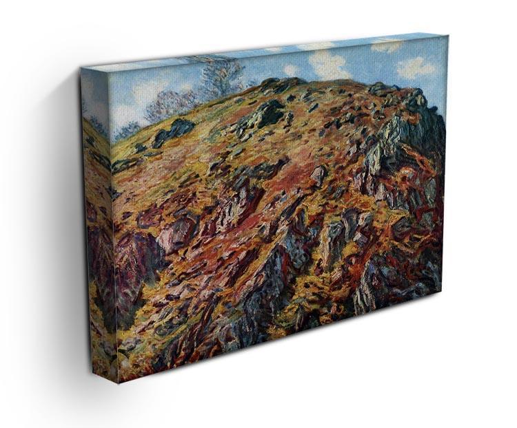 The boulder by Monet Canvas Print & Poster - Canvas Art Rocks - 3