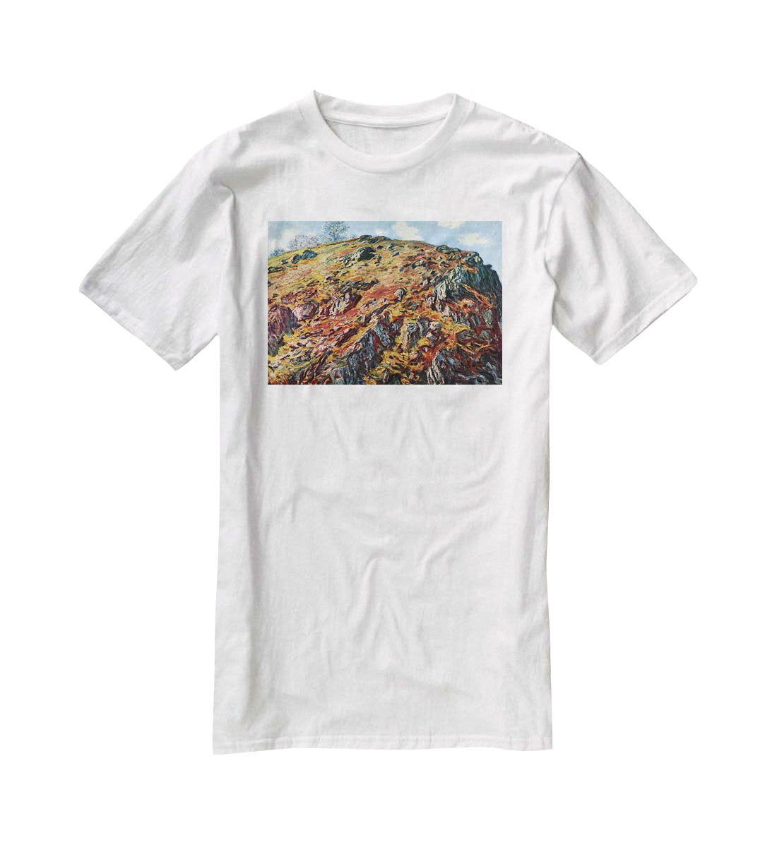 The boulder by Monet T-Shirt - Canvas Art Rocks - 5