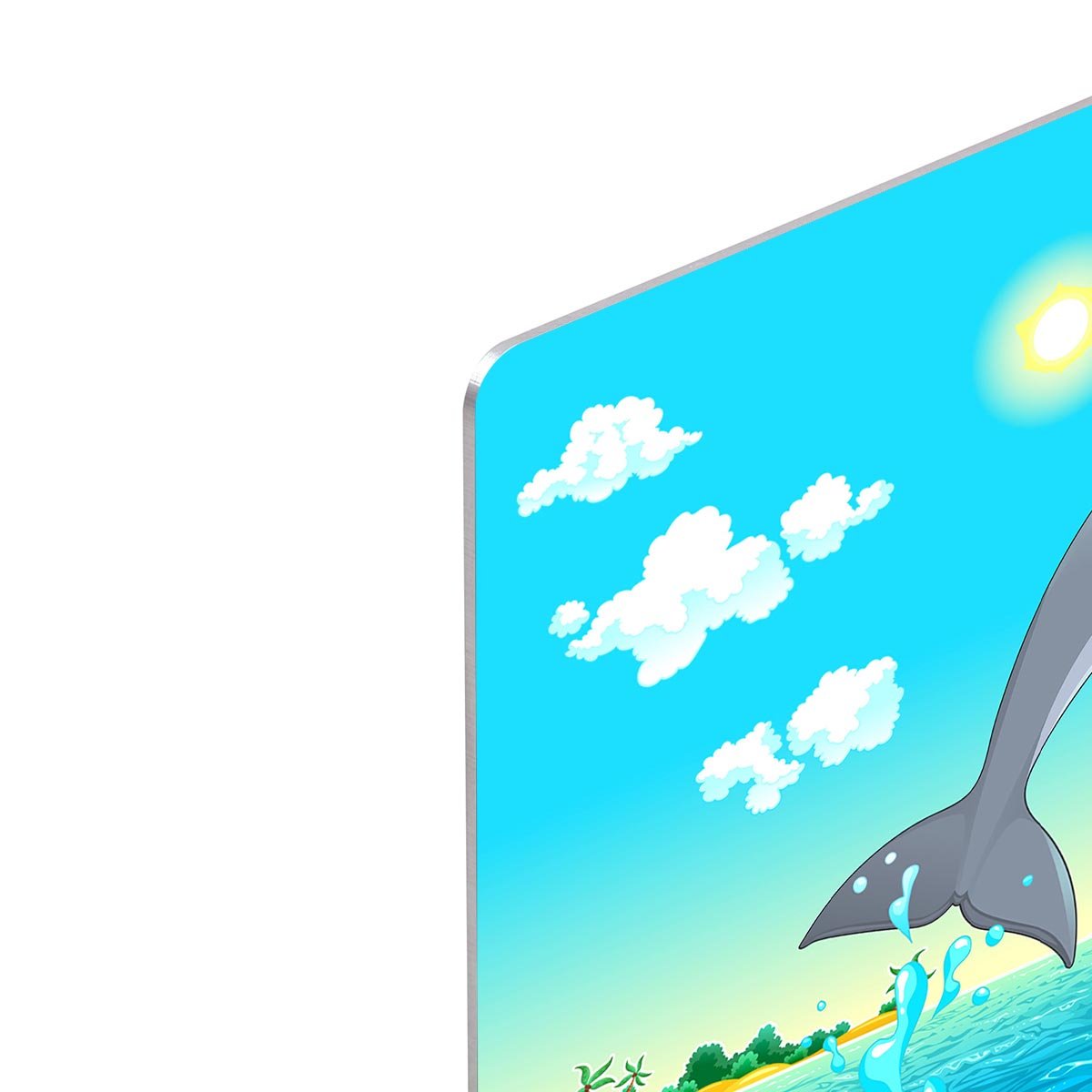 The boy and the dolphin HD Metal Print - Canvas Art Rocks - 4