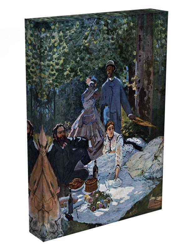 The breakfast outdoors central section by Monet Canvas Print & Poster - Canvas Art Rocks - 3