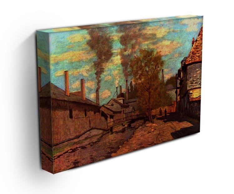 The brook of Robec by Monet Canvas Print & Poster - Canvas Art Rocks - 3