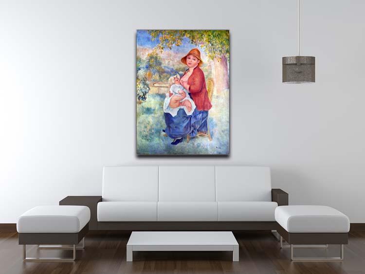 The child at the chest maternity by Renoir Canvas Print or Poster - Canvas Art Rocks - 4