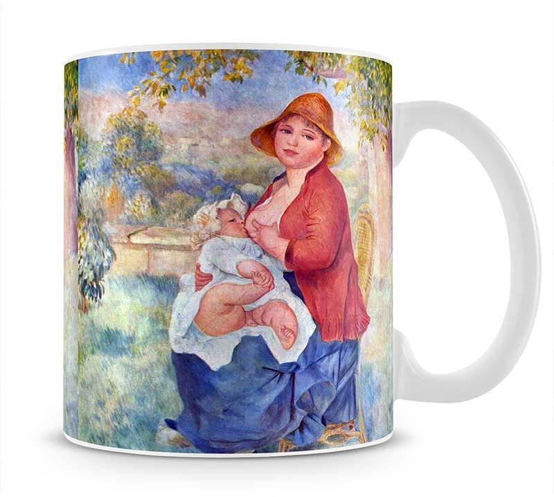 The child at the chest maternity by Renoir Mug - Canvas Art Rocks - 1