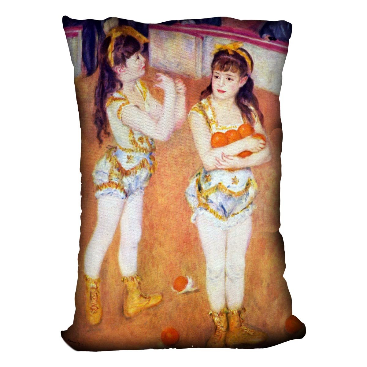 The circus Fernando by Renoir Throw Pillow