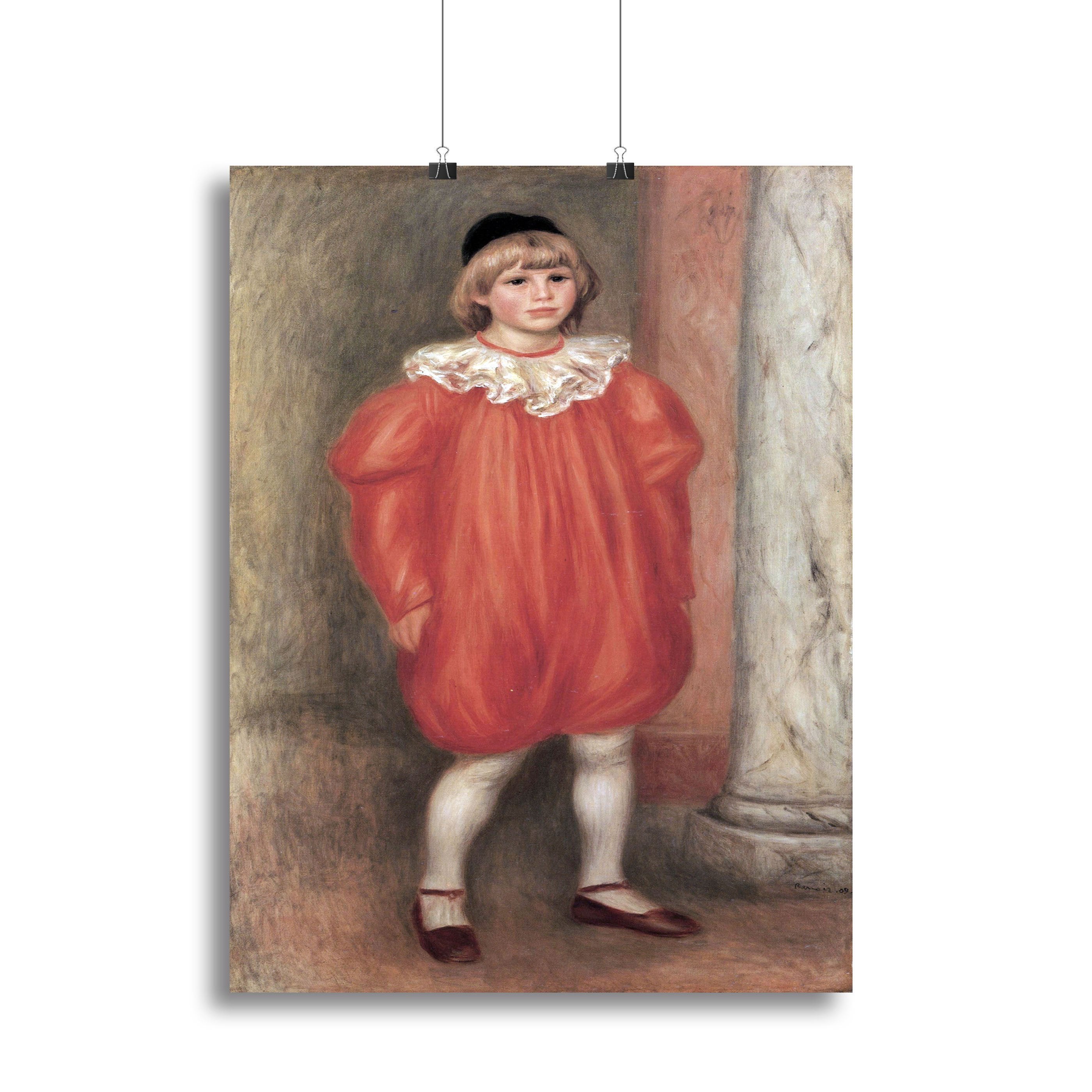 The clown by Renoir Canvas Print or Poster