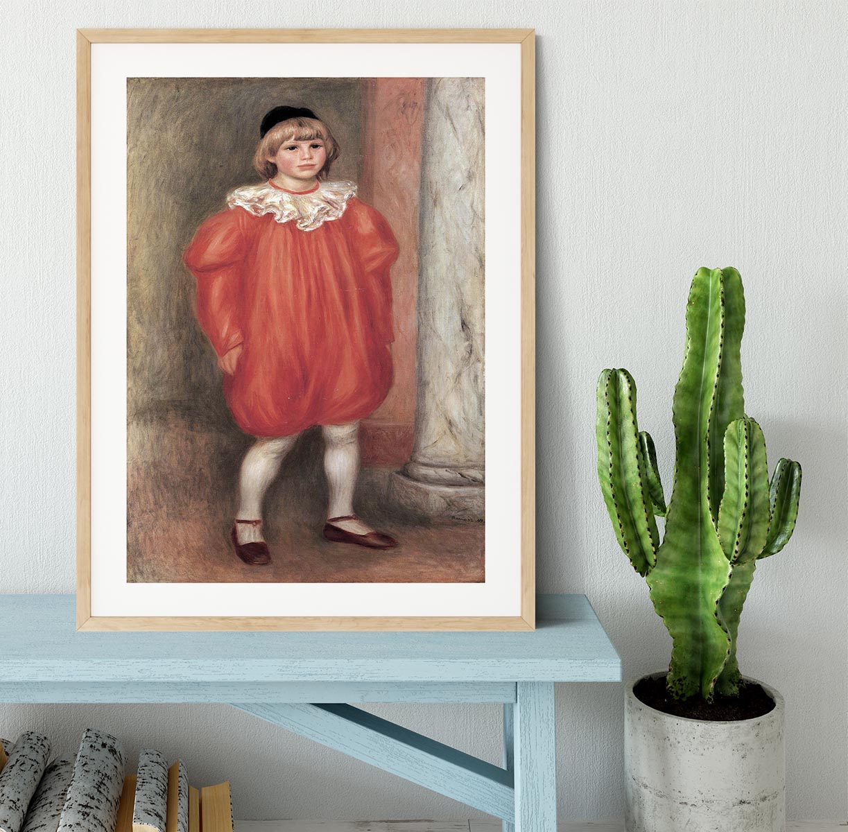 The clown by Renoir Framed Print - Canvas Art Rocks - 3