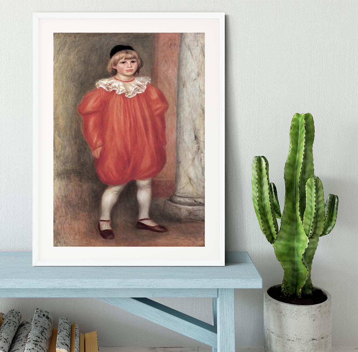 The clown by Renoir Framed Print - Canvas Art Rocks - 5