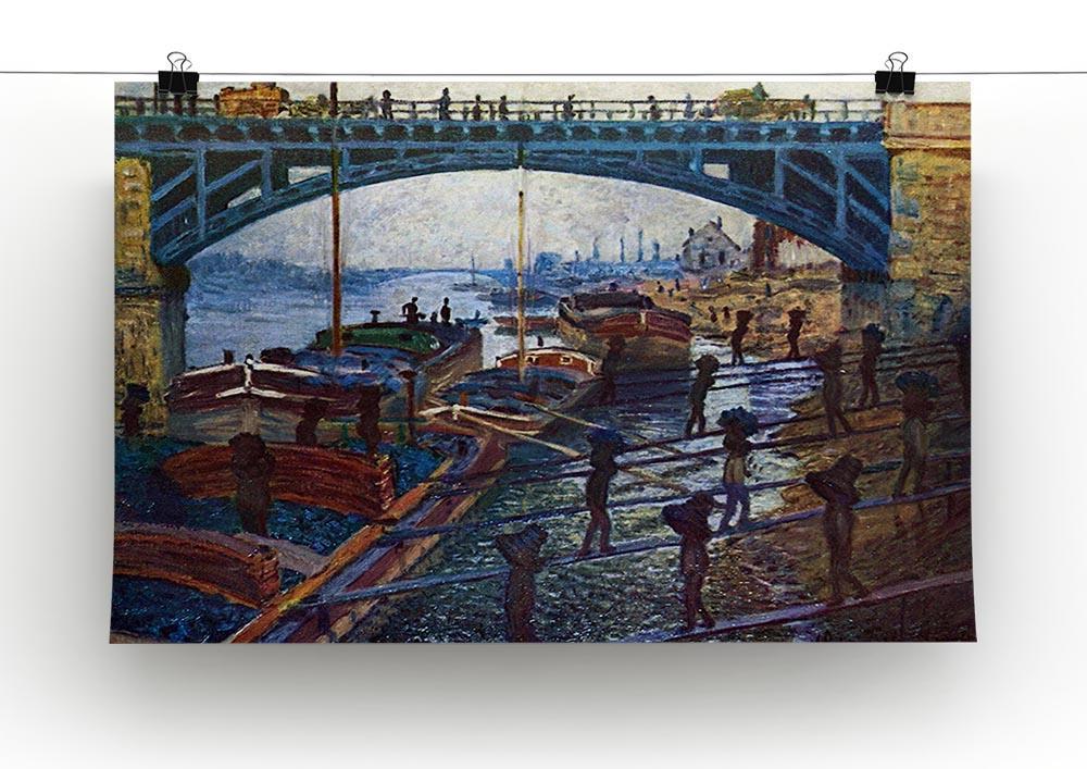 The coal carrier by Monet Canvas Print & Poster - Canvas Art Rocks - 2
