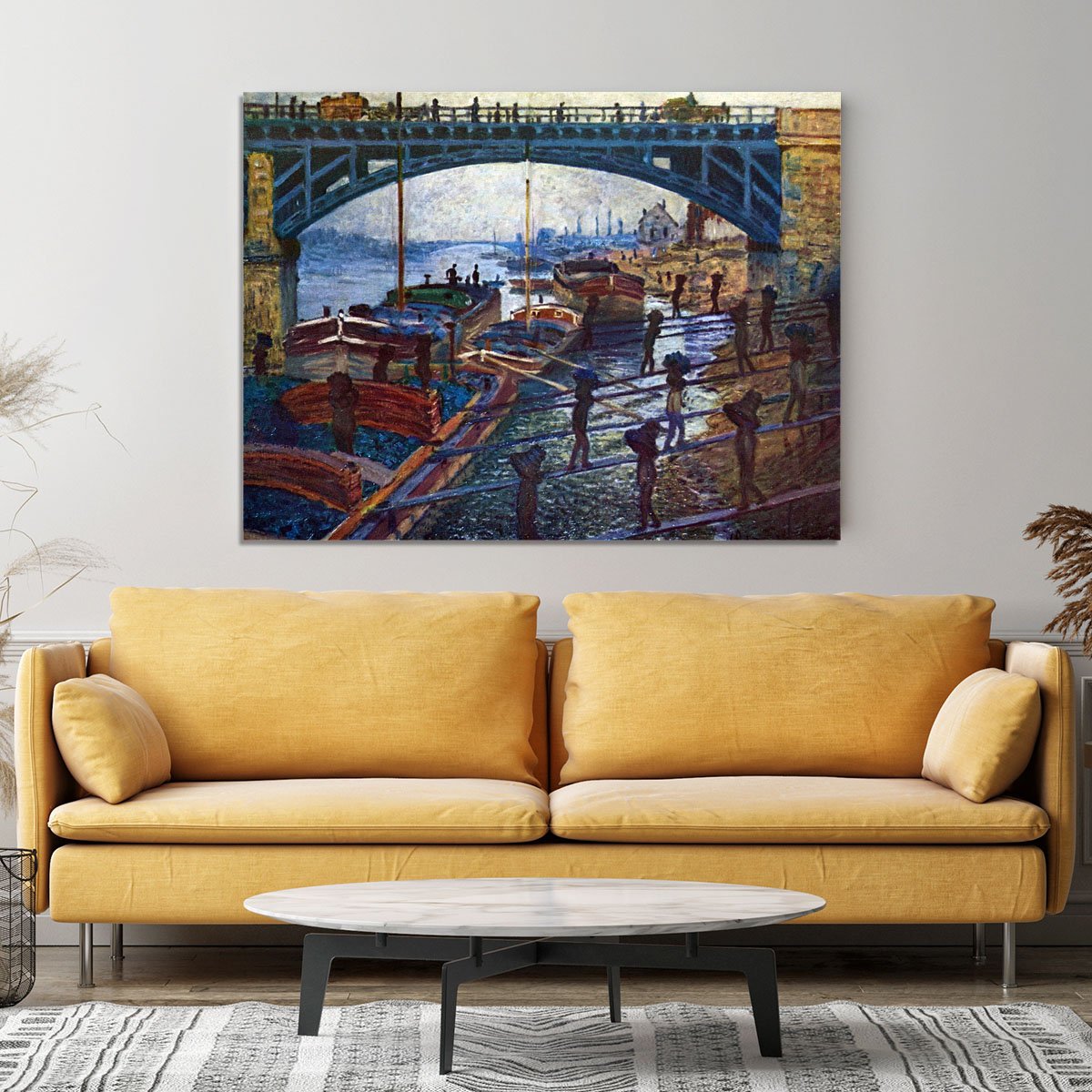 The coal carrier by Monet Canvas Print or Poster