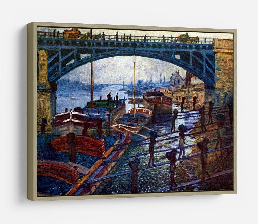 The coal carrier by Monet HD Metal Print