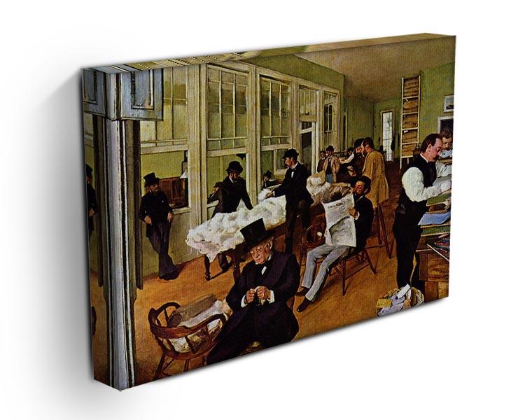 The cotton office in New Orleans by Degas Canvas Print or Poster - Canvas Art Rocks - 3