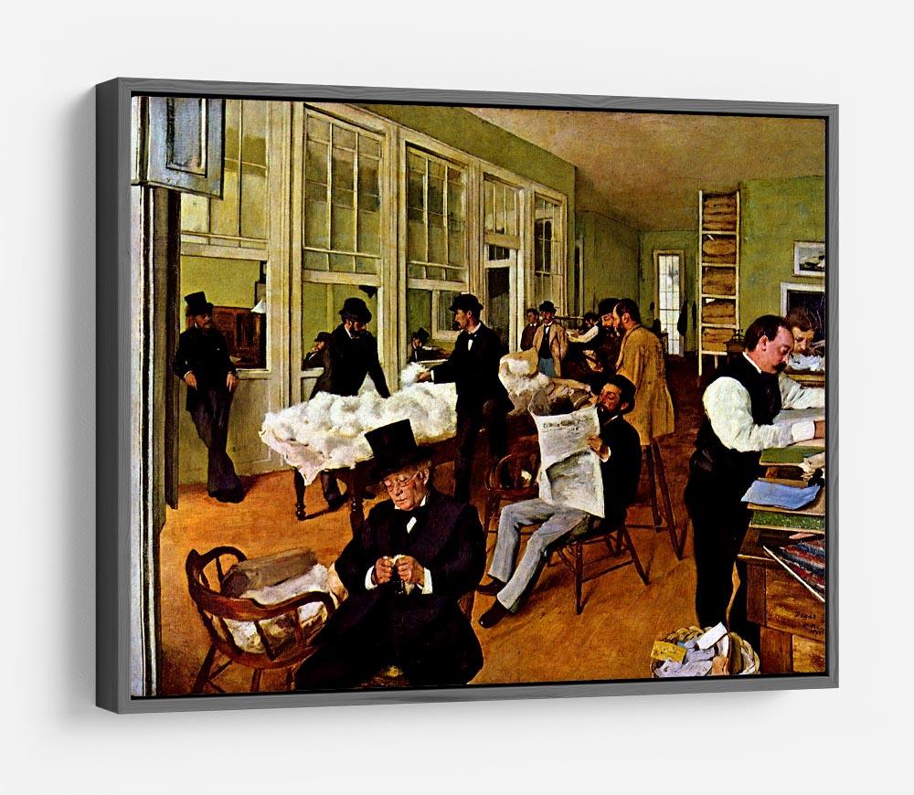 The cotton office in New Orleans by Degas HD Metal Print - Canvas Art Rocks - 9