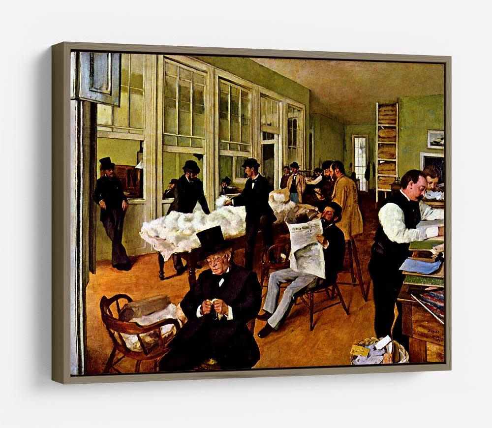 The cotton office in New Orleans by Degas HD Metal Print - Canvas Art Rocks - 10