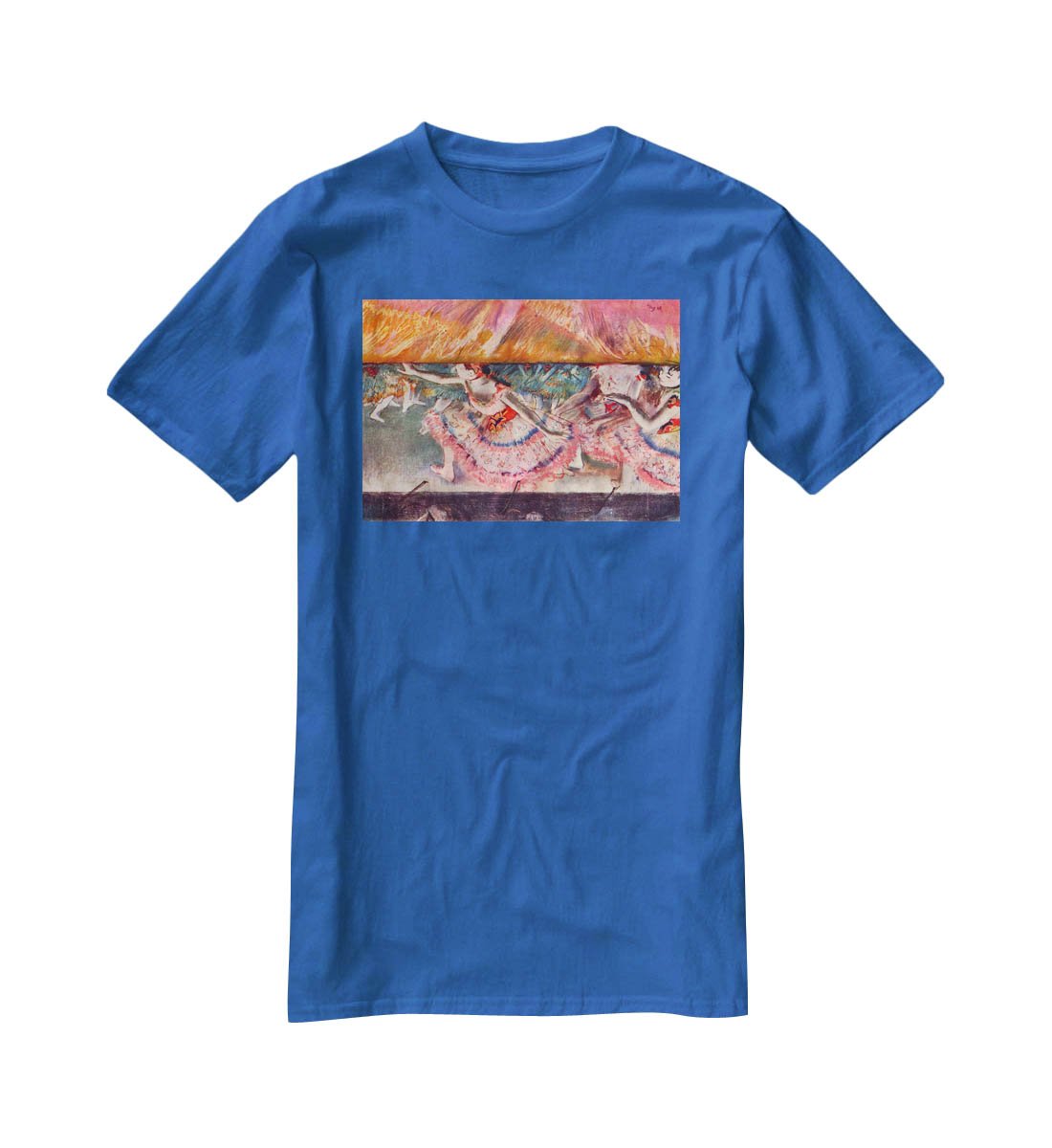 The curtain falls by Degas T-Shirt - Canvas Art Rocks - 2